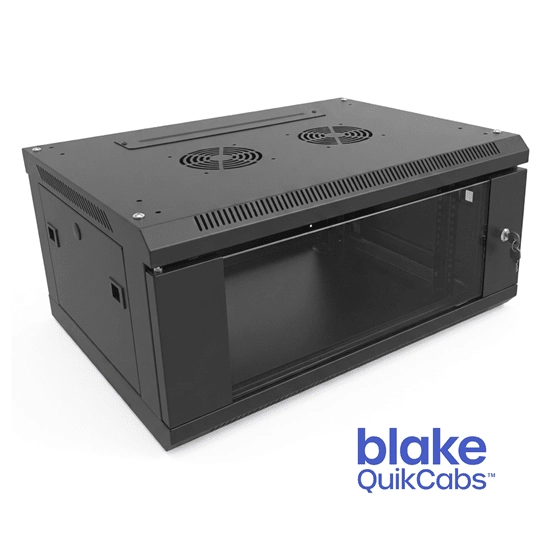 Blake QuikCab 4U Ultra-Fast Self-Assembly Network Cabinet