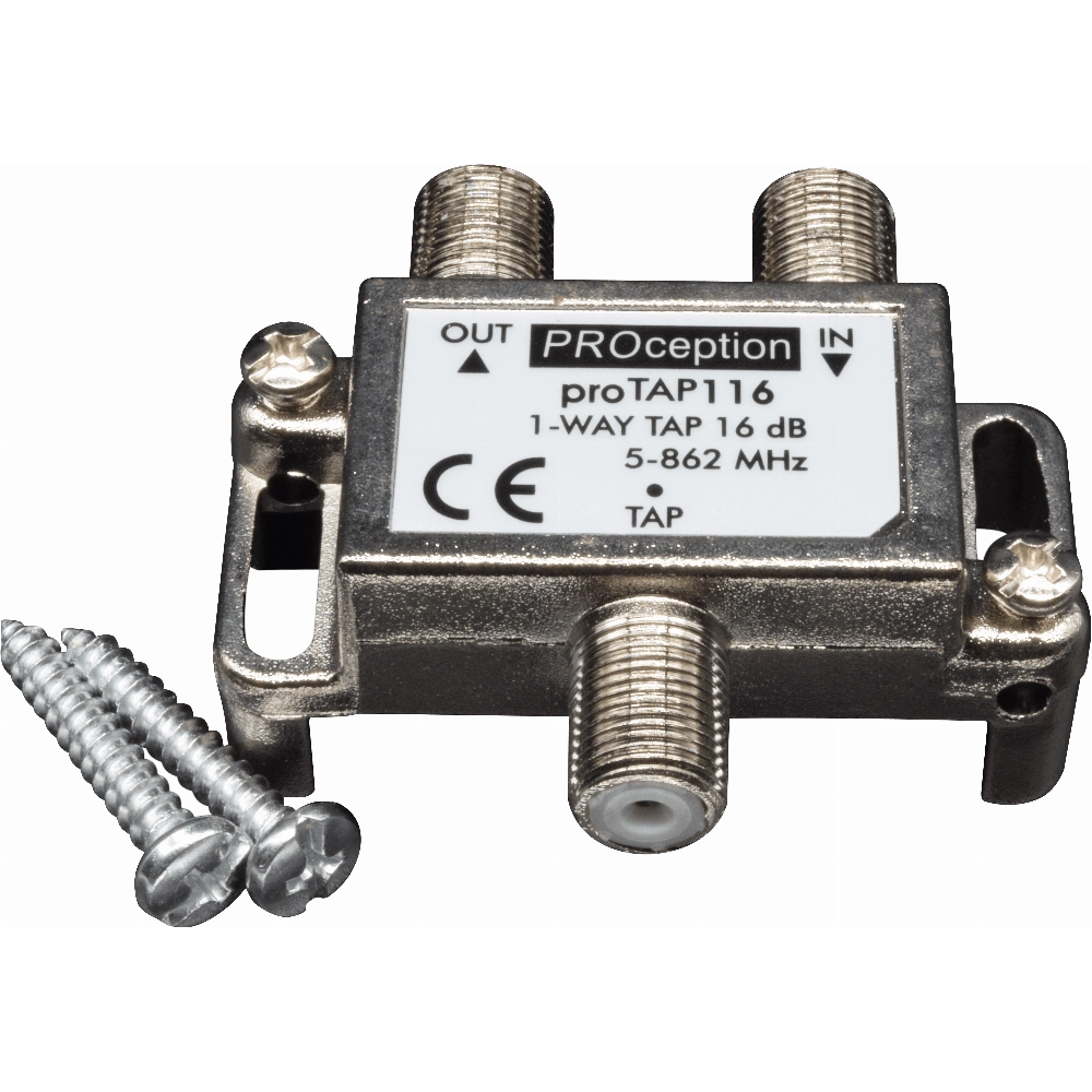 16dB Easy Install 1 Way Tap for MATV Systems | PROception - Blake UK