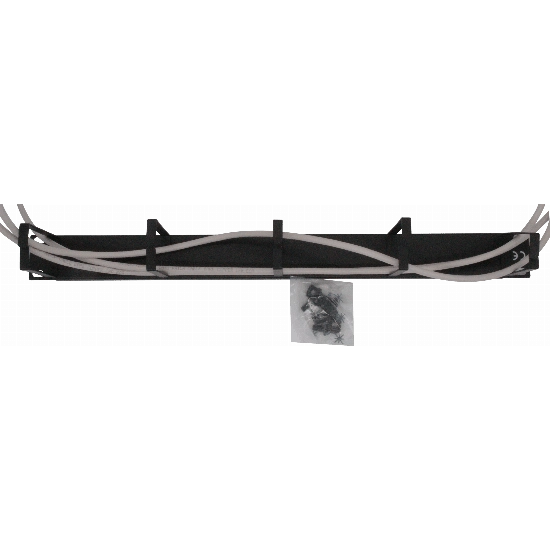 Brosse Plate/Panel Câble Gestion 1U Pour 19 Inch Données Schrank En Noir [1U