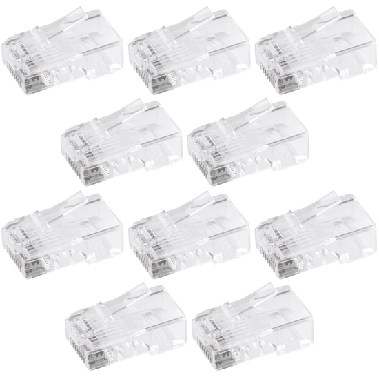 RJ45 8P8C Modular Connector 10 Pack