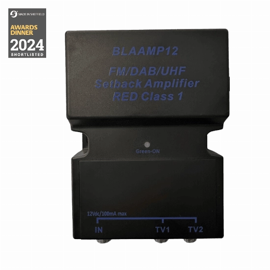 2-Way TV/FM/DAB Setback/Distribution Amplifier - Blake UK