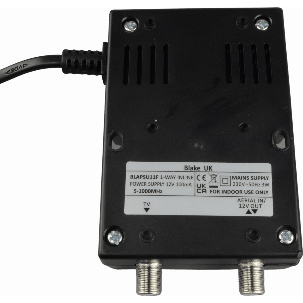 1 Way FType Inline Power Supply 5G Protection Blake UK Blake UK