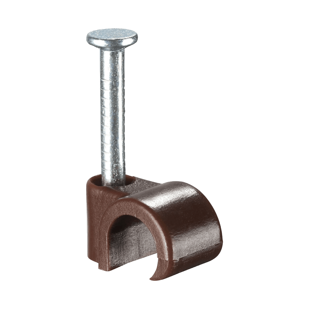 67mm Brown Plastic Cable Clips (Box of 100) Blake UK Blake UK