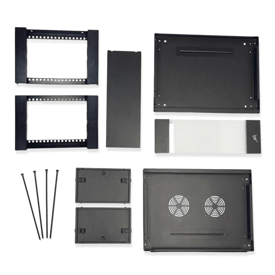 Blake QuikCab 4U Ultra-Fast Self-Assembly Network Cabinet