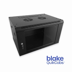 Blake QuikCab 6U | Ultra-Fast Self-Assembly Network Cabinet 6U QuikCab