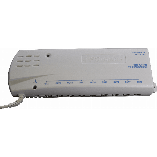 1 Way UHF/UHF TV/Radio Setback Amplifier | Blake UK - Blake UK