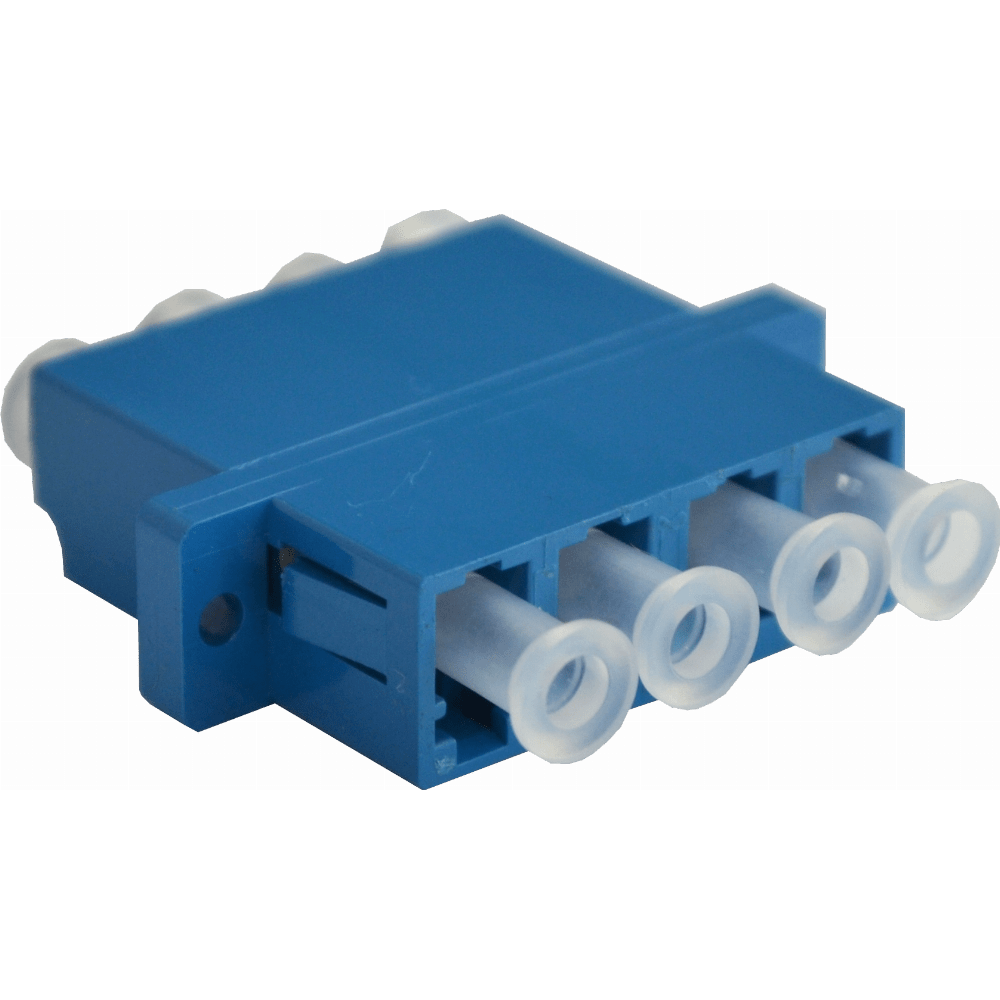 Quadplex LC/UPC Fibre Optic Adaptor with Flange | Blake UK - Blake UK