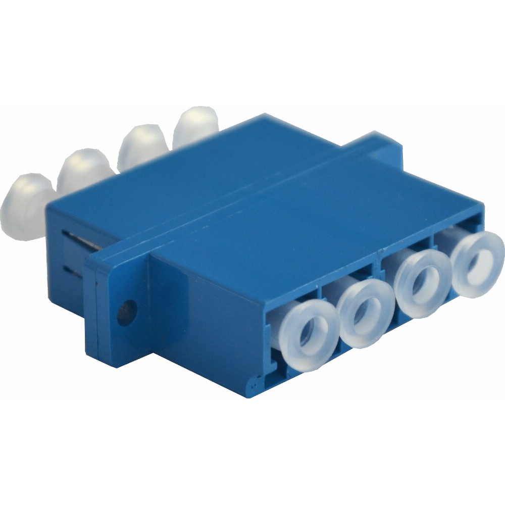 Quadplex LC/UPC Fibre Optic Adaptor with Flange | Blake UK - Blake UK