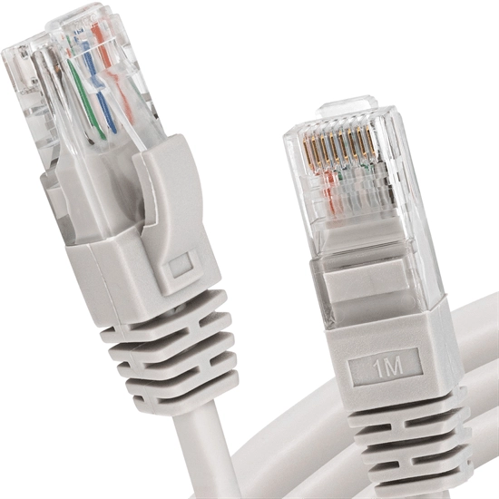 CAT5E UTP Patch Lead 1m Grey