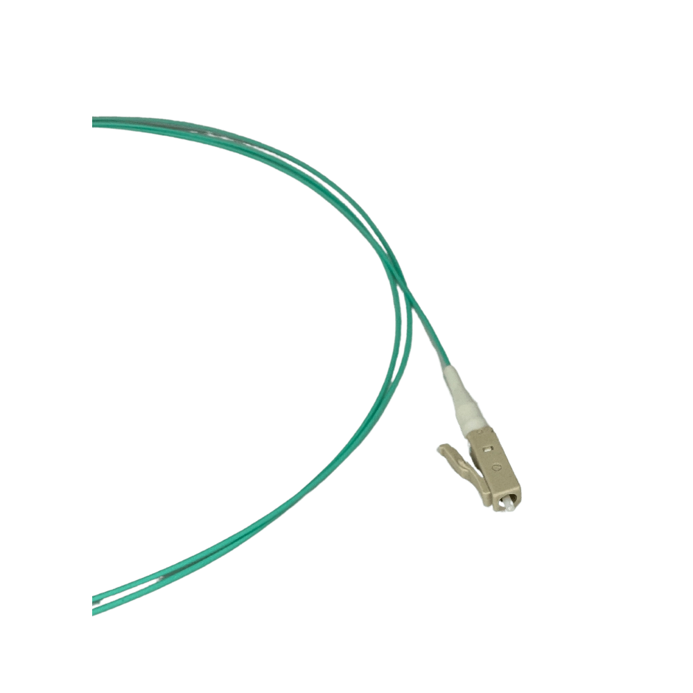 1m Multimode OM3 (Aqua) Simplex Fibre Optical Pigtail, LC to LC - Blake UK