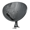 43x58cm Mesh Satellite Dish Kit with Bracket