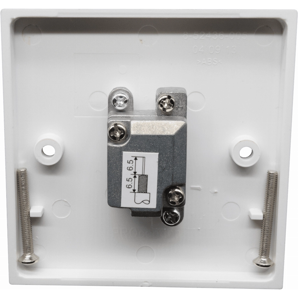 Single Slim Line Shielded F-Type Female Outlet | PROception - Blake UK