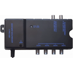 8-Way TV/FM/DAB Distribution Amplifier 4-Way