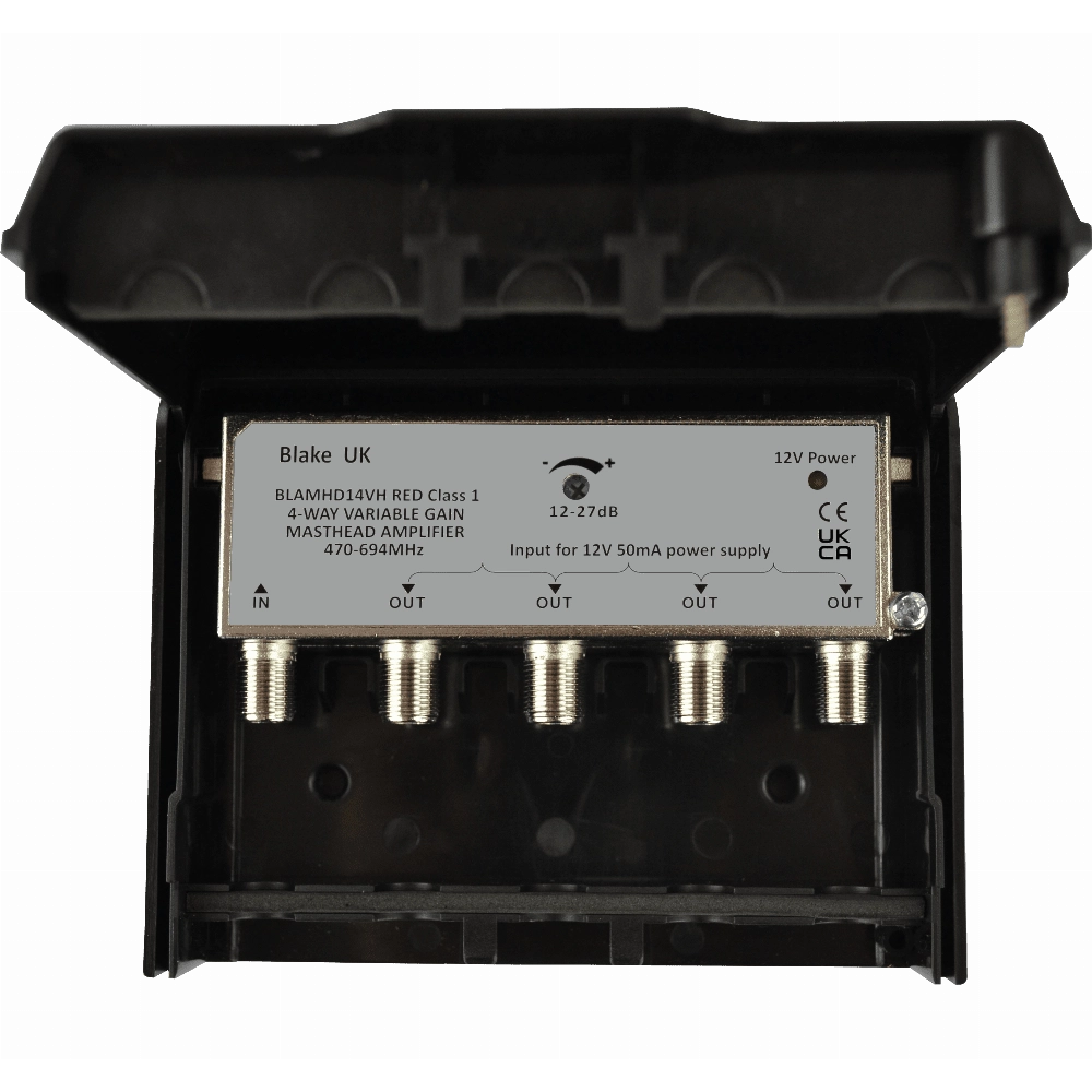 Way Variable High Gain Masthead Amp with PS Blake UK Blake UK