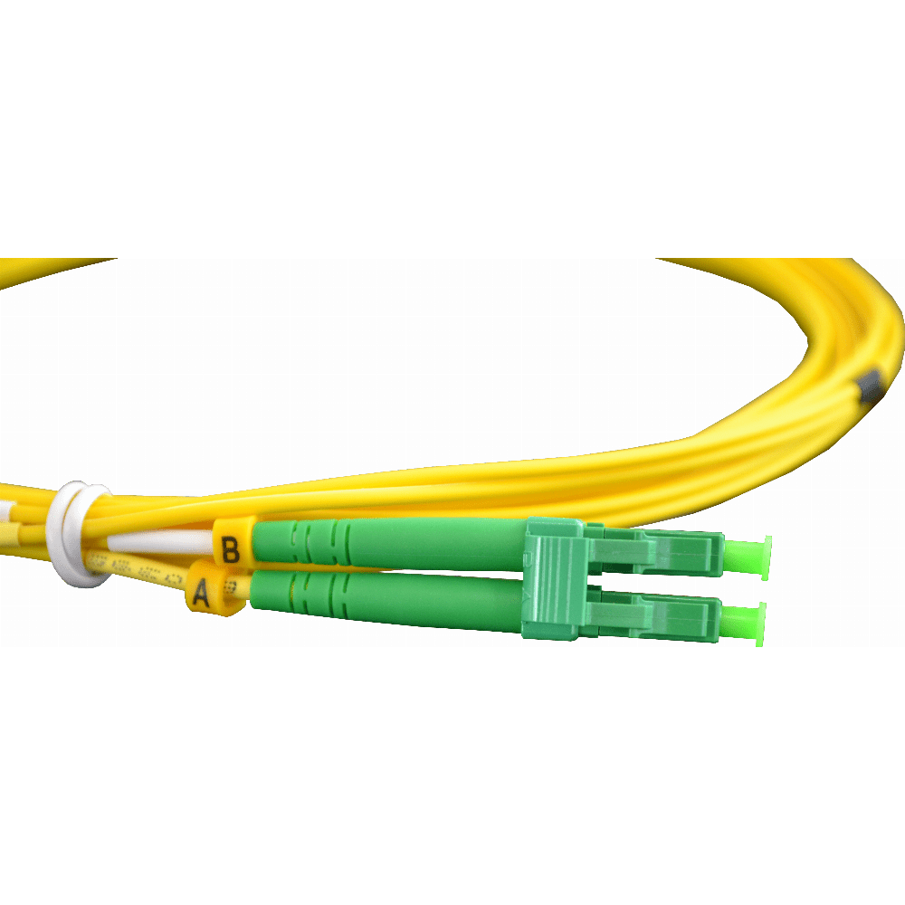 3m LC/APC Simplex Fibre Optic Patch Lead | Blake UK - Blake UK