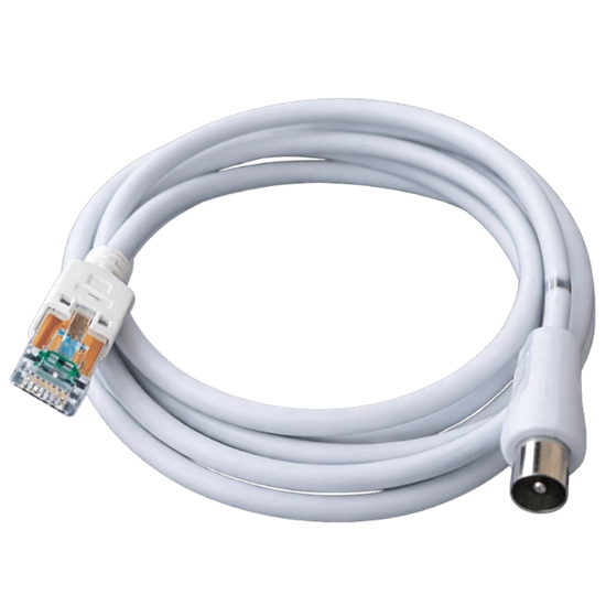 Streamline 1.5m RJ45 to IEC Male Balun Lead