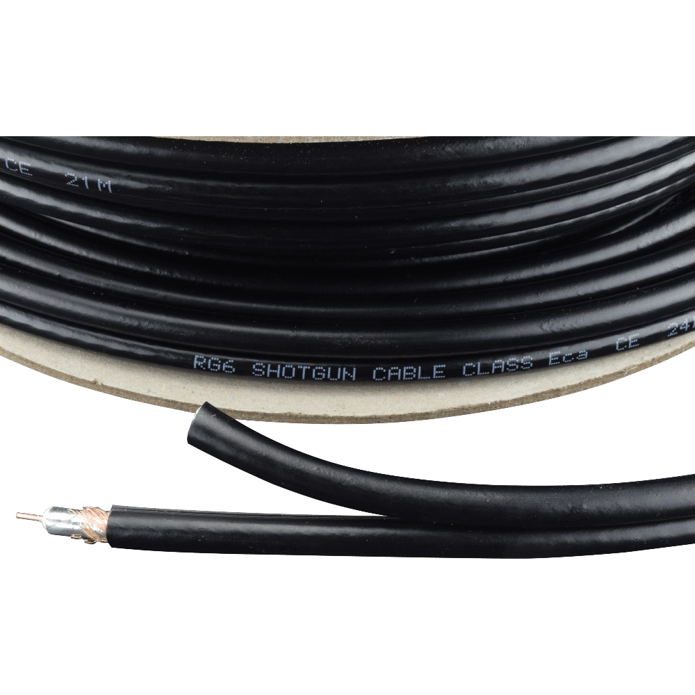 25m Black Copper-Clad CSS Coaxial Cable Twinsat | Blake UK - Blake UK